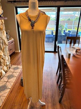 Nakedcashmere Organic Cotton Cashmere Maxi Dress Size Medium NWT
